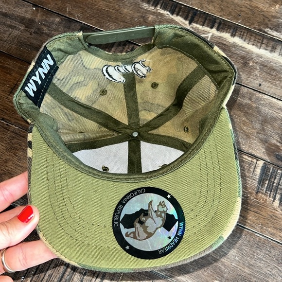 Adult California Republic Cali Camo Camouflage Snapback Flat Bill Cap - Picture 2 of 7